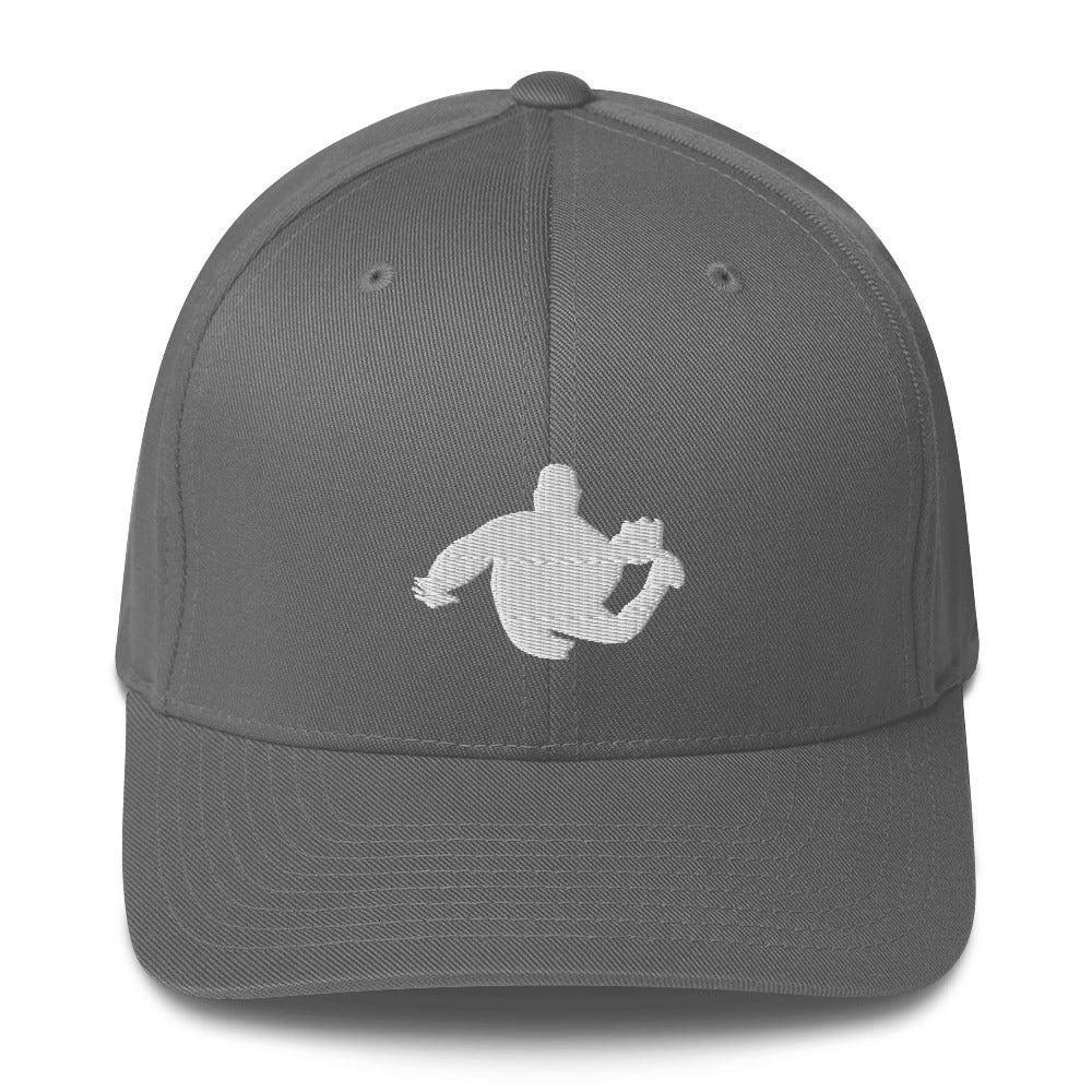 Day 1 White Logo Flexfit Baseball Cap