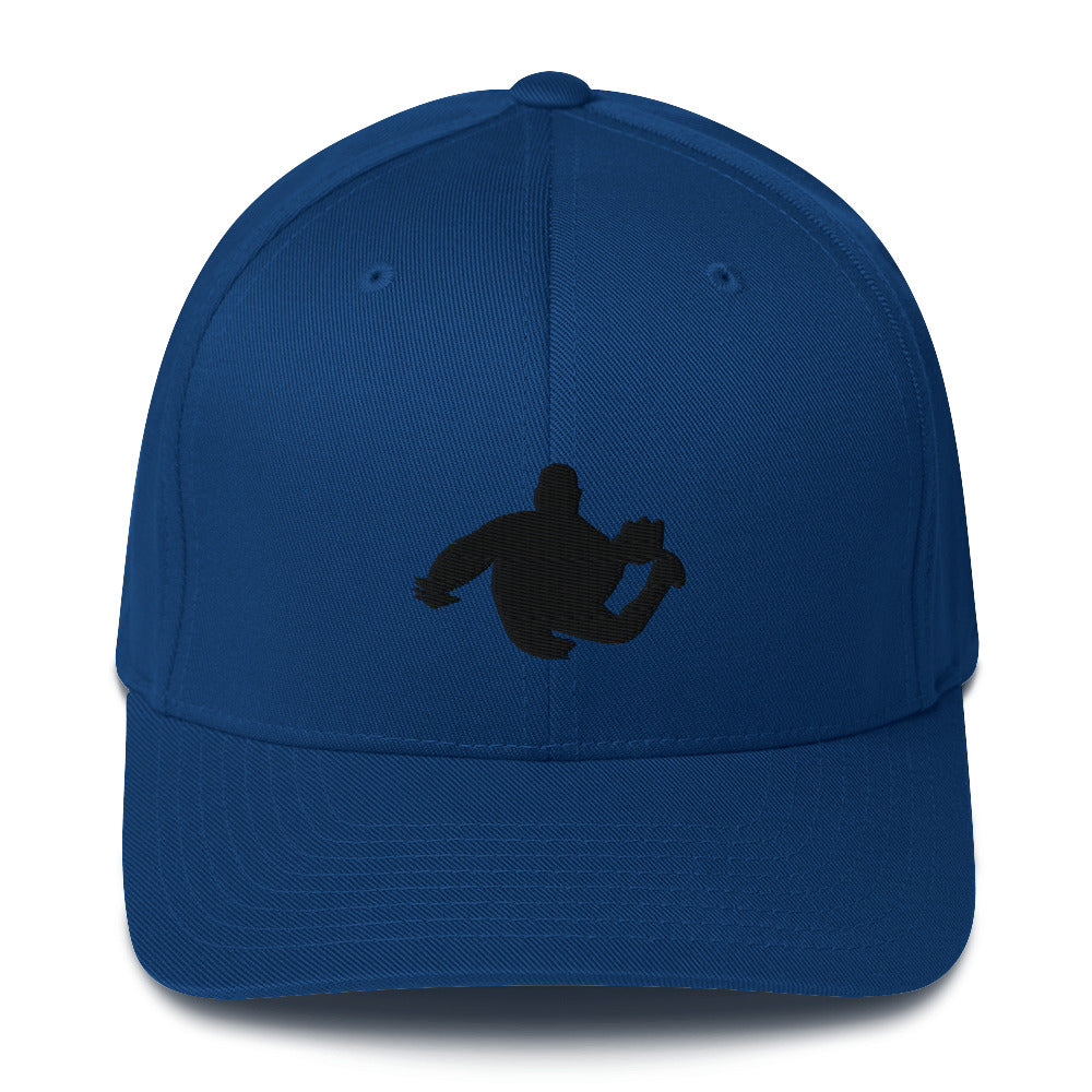 Day 1 Black Logo Flexfit Baseball Cap